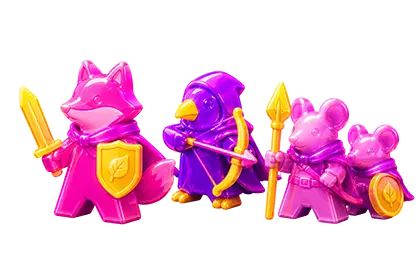 Root woodland faction meeples